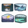 Fashion Custom Garment Labels For Adventure Clothes Woven Label Patches