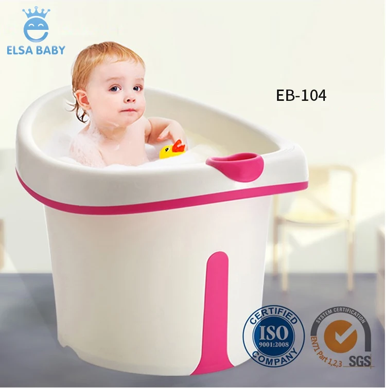 Classic Style Plastic Baby Bidet Transparent Bathtub Plastic Portable
