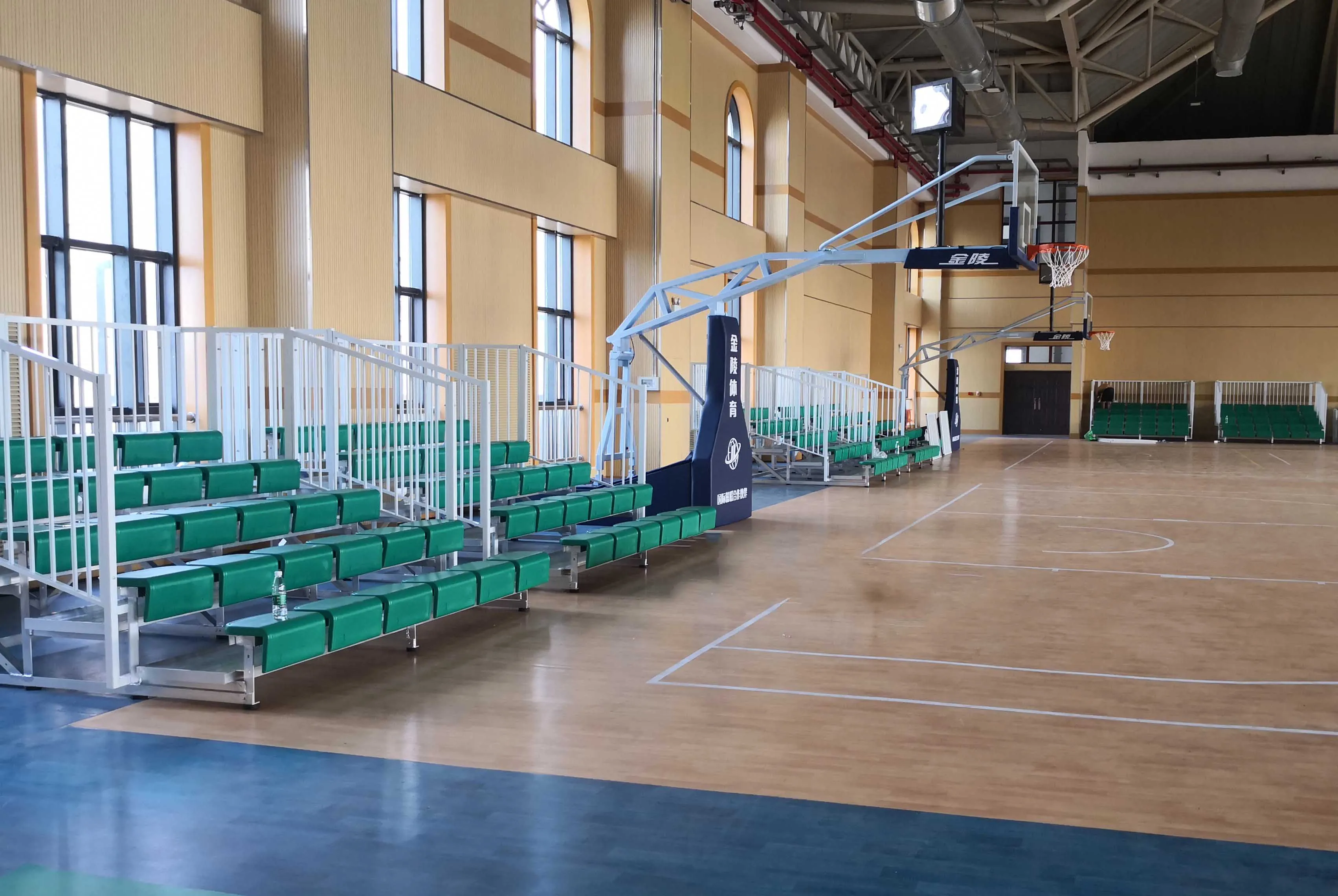 5 Row volleyball bleacher aluminum disassembly bleachers