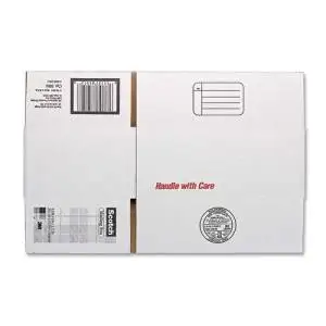 3M Commercial Office Supply Div. Mailing Box,Size A,Labels Included,9-1/2"X6"X3-3/4",White (2 Pieces) - 3M Commercial Office Supply Div. Mailing Box,Size A,Labels Included,9-1/2"X6"X3-3/4",Whitemaili