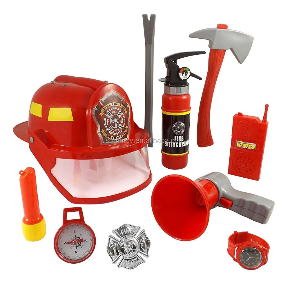 Fireman Gear Fire Fighting Equipment Role Play Toy Set For Kids - Buy ...