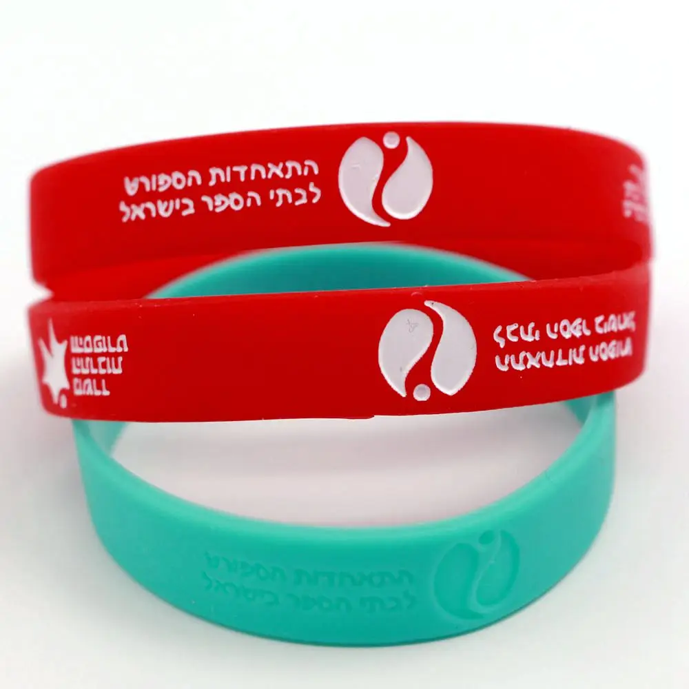 2017 thailand fashion jewelry wristband customized charm silicone bracelet for different occasions