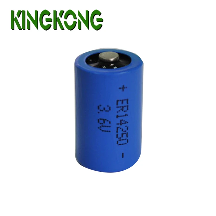 Kingkong Li-SOCl2 Battery Type 1/2AA ER14250 3.6V 1200mAh High Capacity Primary Lithium Battery