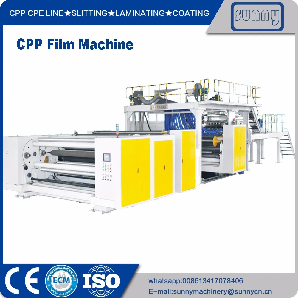 Sunny Machinery Cpp Film Machine With Automatic Tdie Buy Cpp Film