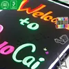 Alibaba new ideas fluorescent led flashing message writing sign advertising board with remote control for advertisement