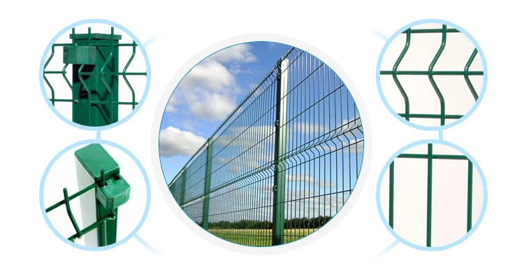High strengthen powder coated galvanized cheap fences for sale