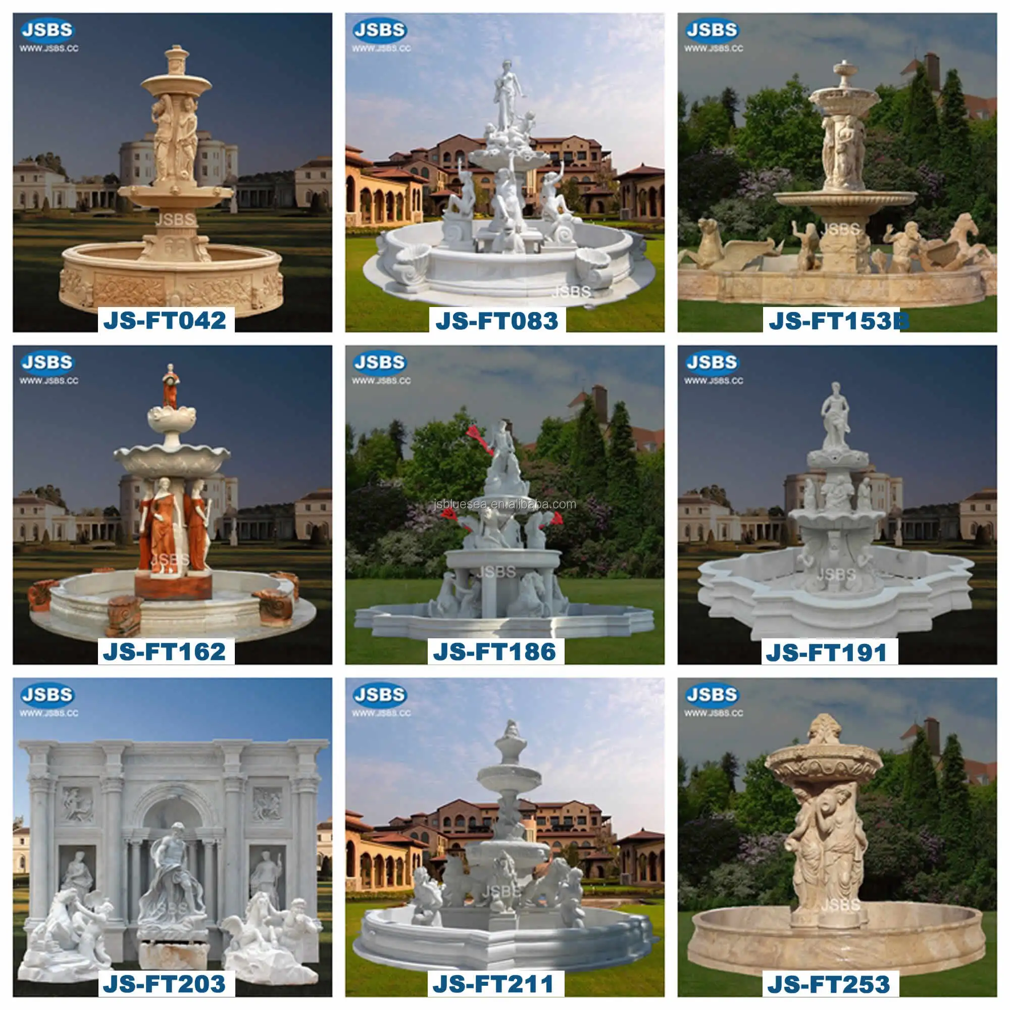 big marble fountain
