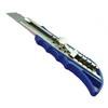 Multi-functional retractable Utility Cutter Knife plastic handle comfortal grip 60# carbon steel blade anti-slip auto lock