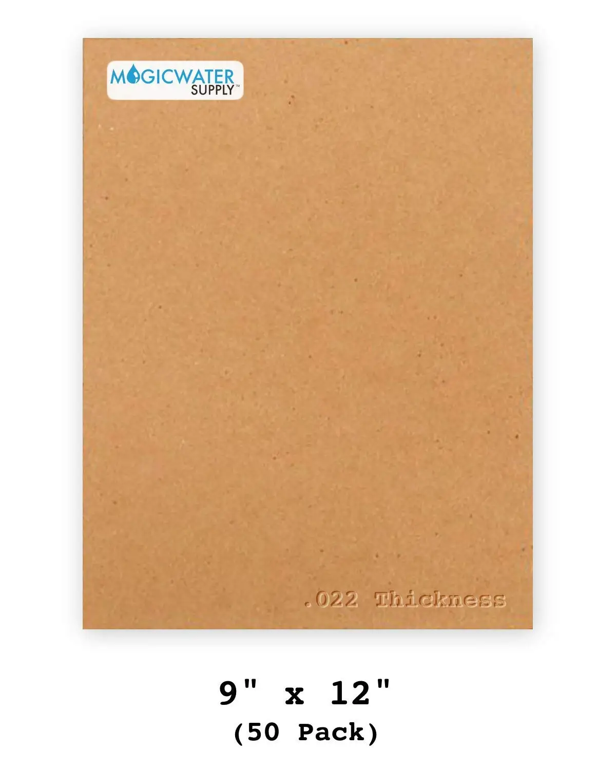 point 8 X 10 Inches Light Weight Frame|Photo Size .020 Caliper Thick Cardboard Craft|Ship Brown Kraft Paper Board by ThunderBolt Paper 50 Sheets Chipboard 20pt