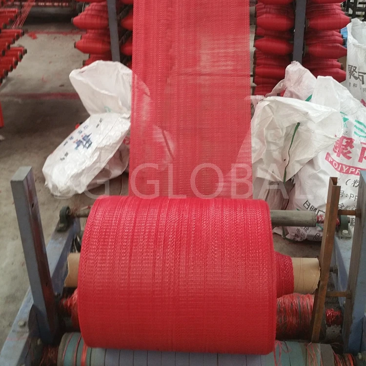 20kg Orange Red Heavy Duty Pp Leno Mesh Net Bags For Vegetables Buy