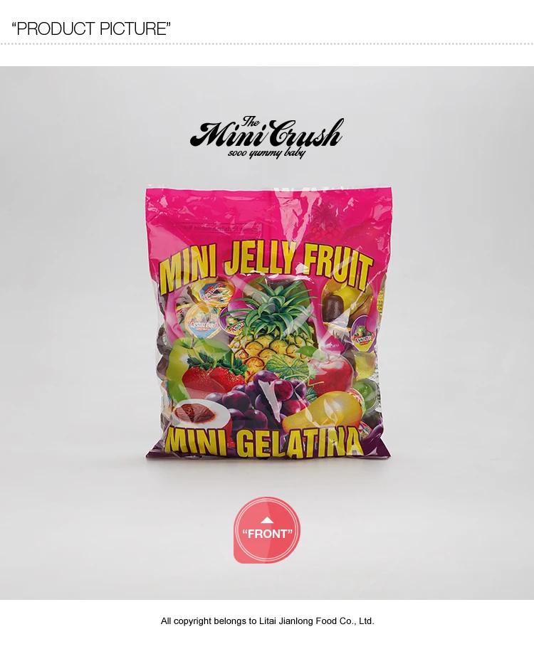 15g Clair En Plastique Minigelée 100 Pièces Coco Thaï Fruits En Forme