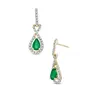 Dangle Drop Earrings Jewelry 925 Sterling Silver Polished Good Luck Vintage Dangles for Women