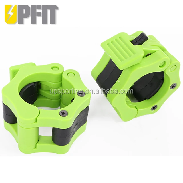 Custom Plastic Nylon Barbell Collars Clamps 2 Inch Quick Release Pair