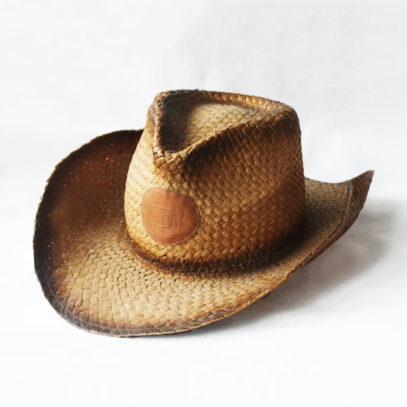 Custom High Quality Womens Mens Plain Blaze Orange Western Style Crushable Felt Stetson Cowboy