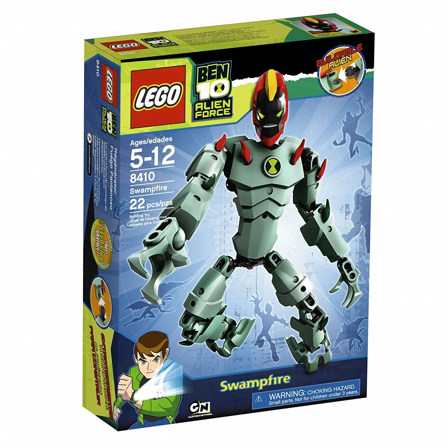 Buy LEGO Ben 10 Alien Force Swampfire (8410) in Cheap