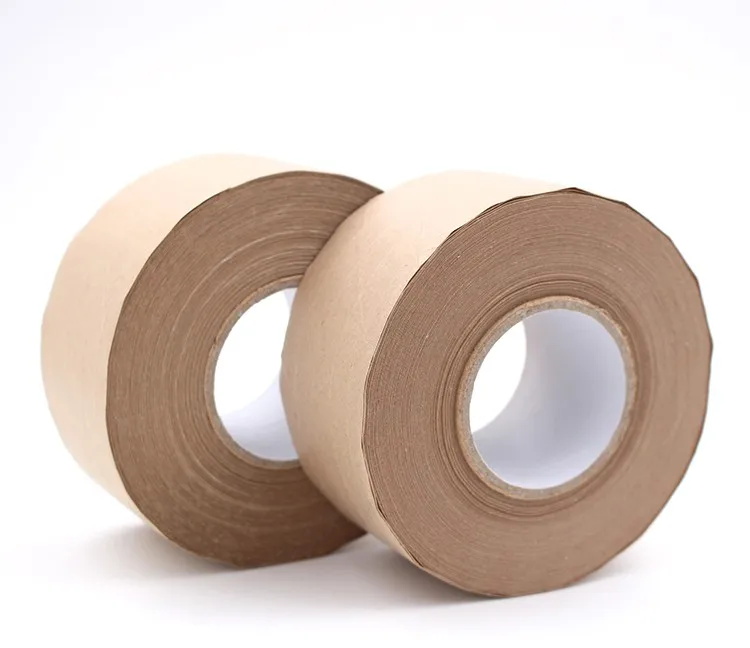 Water Base Waterproof Carton Sealing Adhesive Strong Kraft Paper Tape 