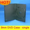 9mm single/double black PP aluminium box cd dvd
