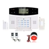 LED display 4 wired zones and 99 wireless zones Intelligent PSTN GSM Alarm System connect to telephone line PY-GP1