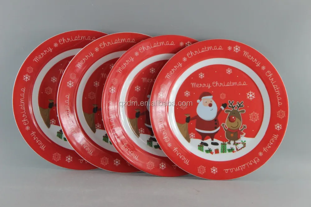 2016 Christmas Design Melamine Plate Sets