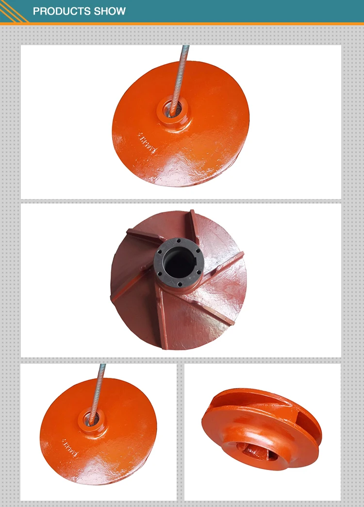 Centrifugal Slurry Pump Parts A05 R26 Impeller Volute Liner