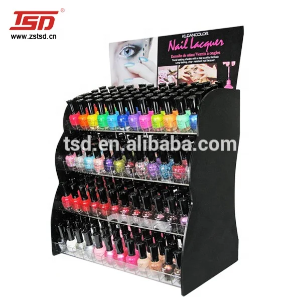 Custom Shopping Mall High Quality Essie Nail Polish Floor Display,Nail