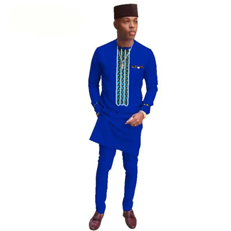 H & D New Design Wholesale African Men's Clothing From Factory Making 