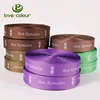 Custom logo printed polyester grosgrain garment label ribbon roll