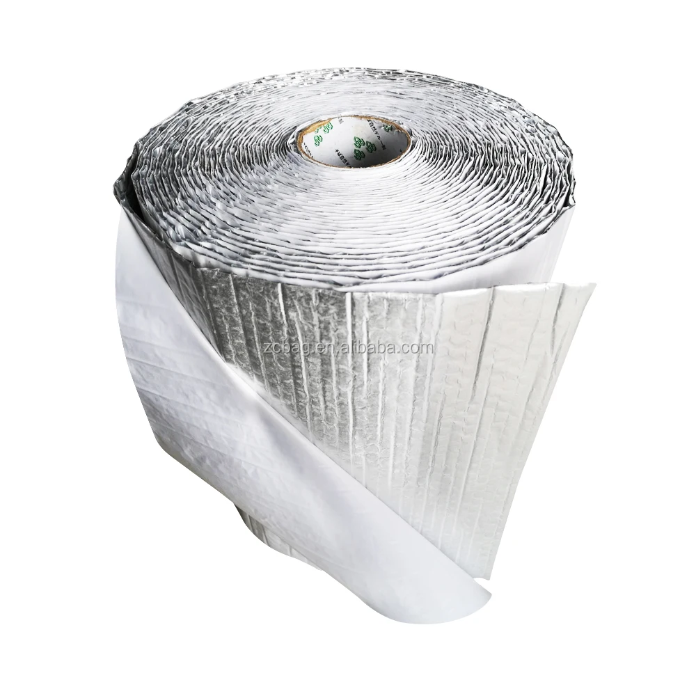 Radiant Double Bubble White Concrete Insulation Roll Reflective Aluminum Bubble Insulation Metal