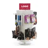 Retail Peg Hook Display Racks Data line Display Stand for Hanging Mobile Phone Accessories