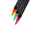 Marker to write on glass with fluorescent powder to make the ink more Brilliant Bold Colors