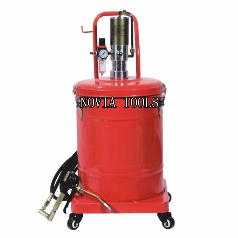10 Gallon,40l Movable Full Set Air Operated Automatic Grease Lubricator