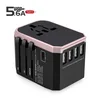 All in one International Universal Travel Adapter with type C USB Charger Port for EU UK US AU