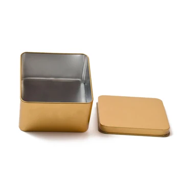 square metal tins wholesale