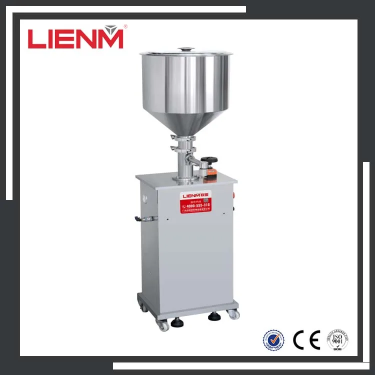 Cosmetics Cream Ointment Lotion Filling Machine Vertical Filling