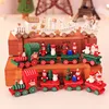 Hot Sale Christmas Wooden Train Ornament Children's Holiday Christmas Toys Christmas Gifts
