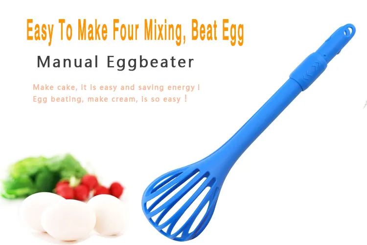 Multi-functional Design Plastic Whisk Tools Egg Beater