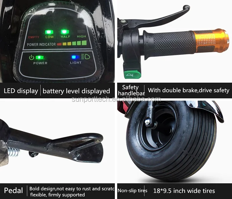 electric fat tire scooter