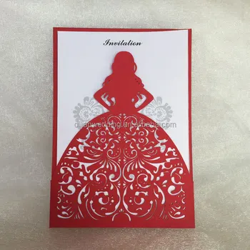 Simple Cheap Elegant Bride English Wedding Invitation Card Buy