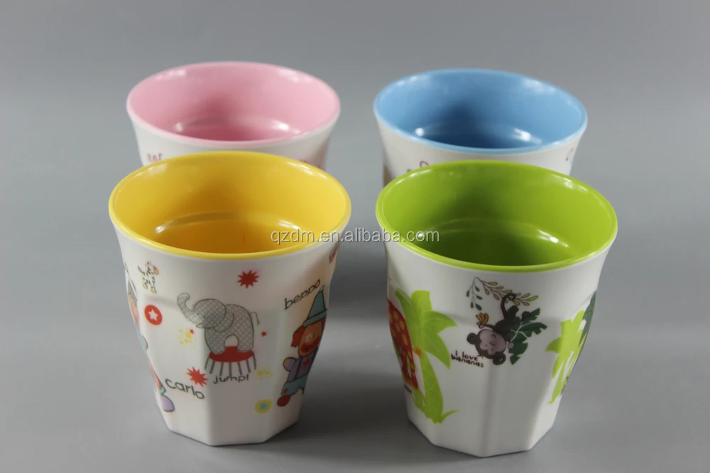 2015 Popular Design 2 Ton Melamine Cups For Children