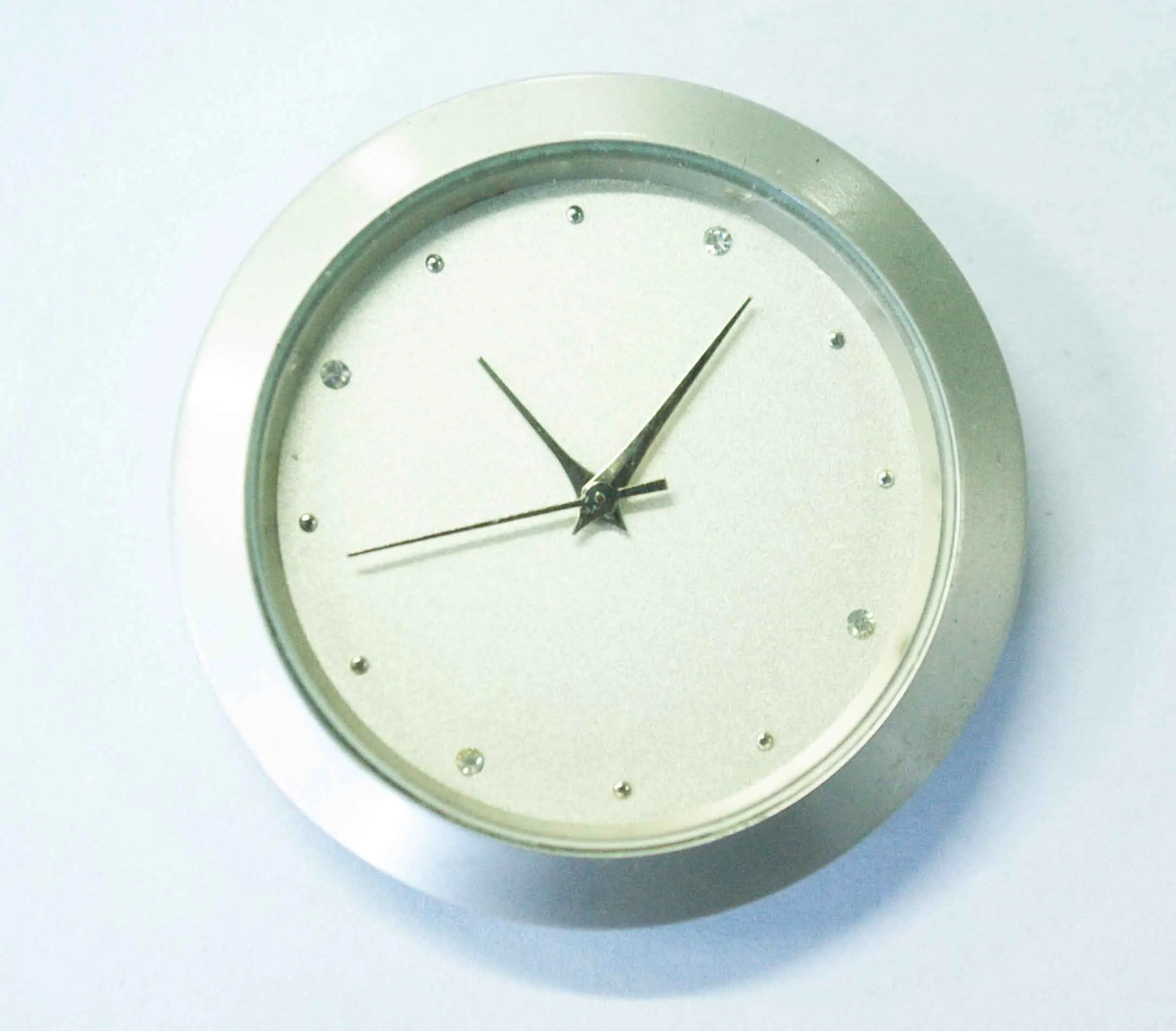 Mint Condition Waterford Crystal Quartz Insert Black Granite Cast Desk