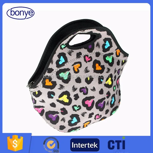 Custom Professional Neoprene Insulated Cooler Freezable Lunch Tote Bag For Adult
