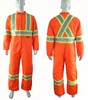 Winter boiler suit quilted polyester blend cotton coverall