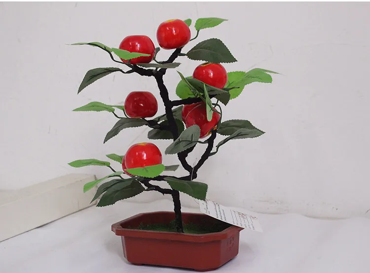 Artificial Bonsai Red Apple Tree For Home Decoration Buy Bonsai Apple Tree For Sale,Home