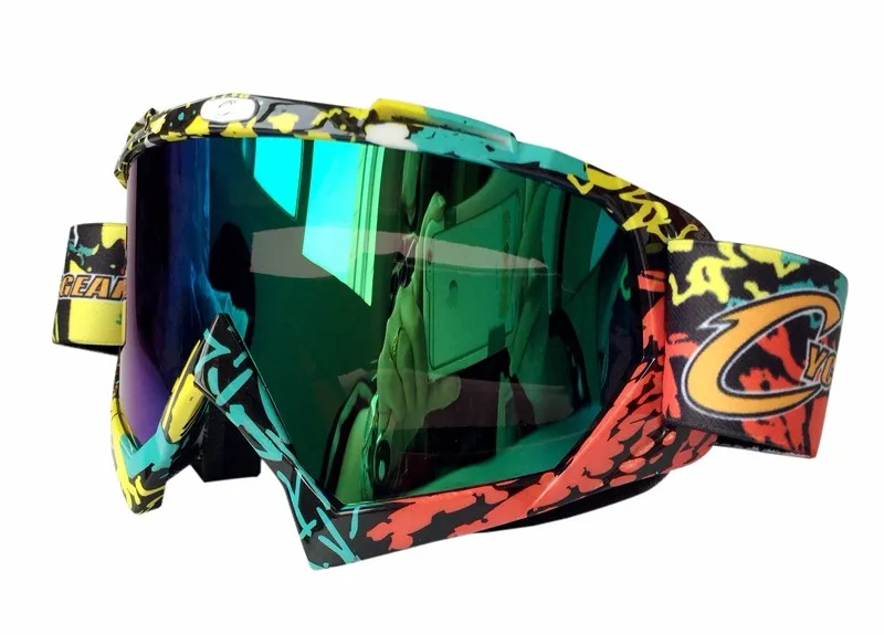 2017 Cyclegear Motor bike Goggle Sport Motocross Gafas Rainbow Lens CG11