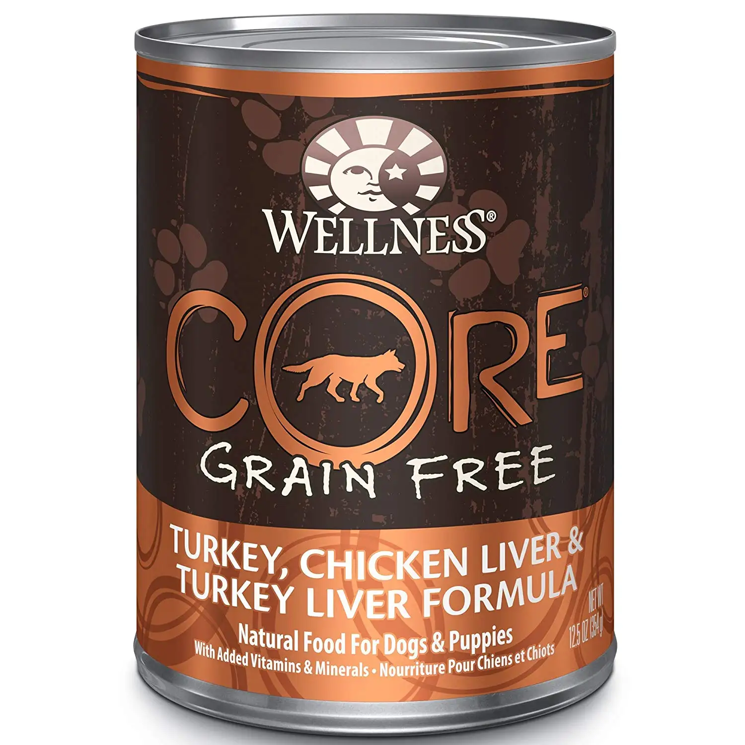 Wellness CORE Natural Grain Free Turkey, Chicken & Turkey Liver Recipe Wet Dog Food