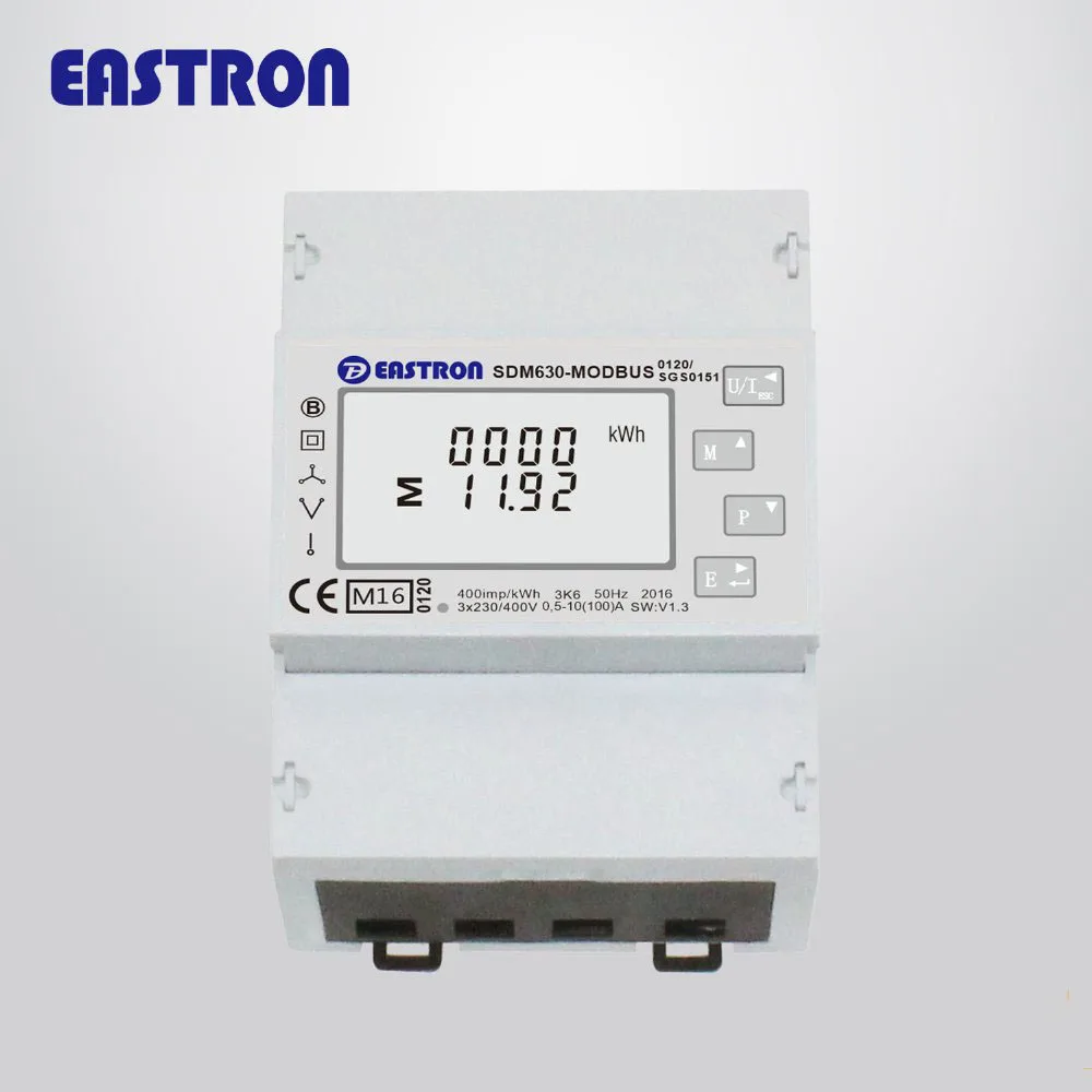 Sdm630m Direct Connection 100a Three Phase Four Wire Multifunction