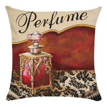 Perfume Burlap Pillow Covers Wholesale Liquid Scent Custom Anime
