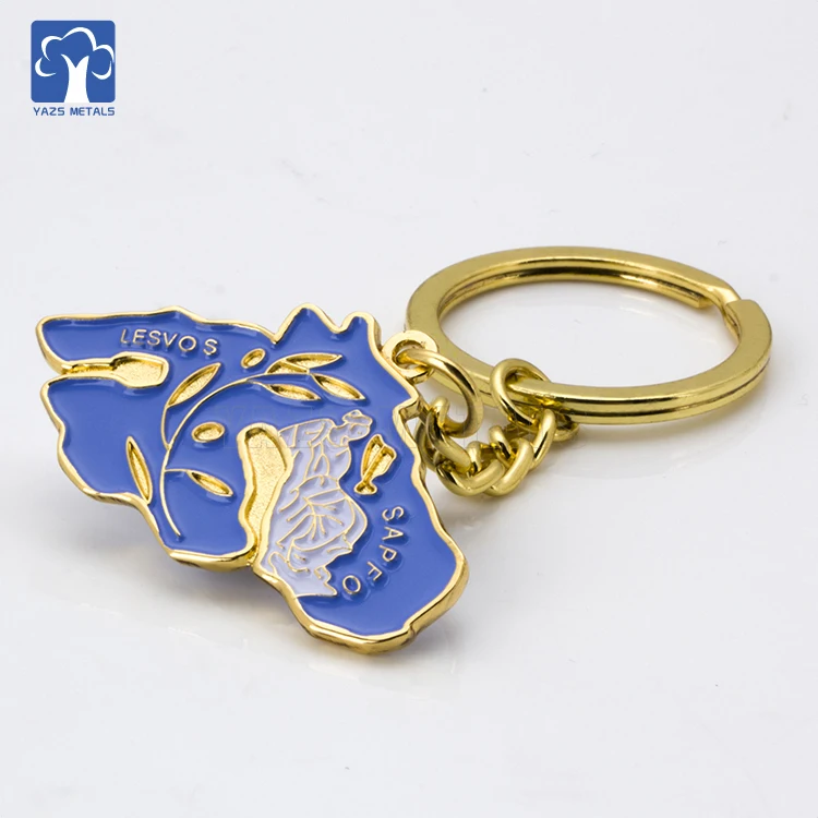 soft enamel keychain