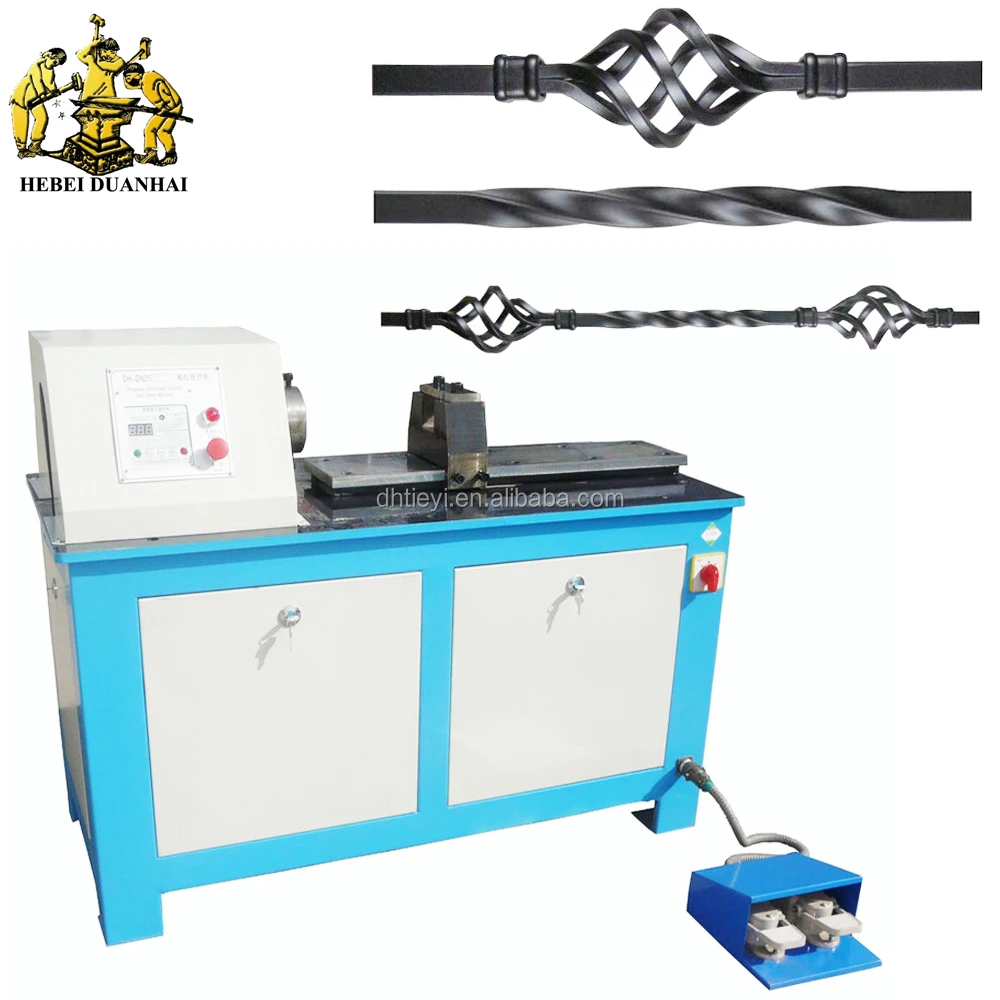 wrought iron twisting machine