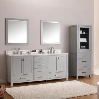 Tah 002 Modern Free Standing Double Sink Solid Wood Bathroom Vanity With Countertop View Double Sink Bathroom Vanity Top Cobuild Product Details